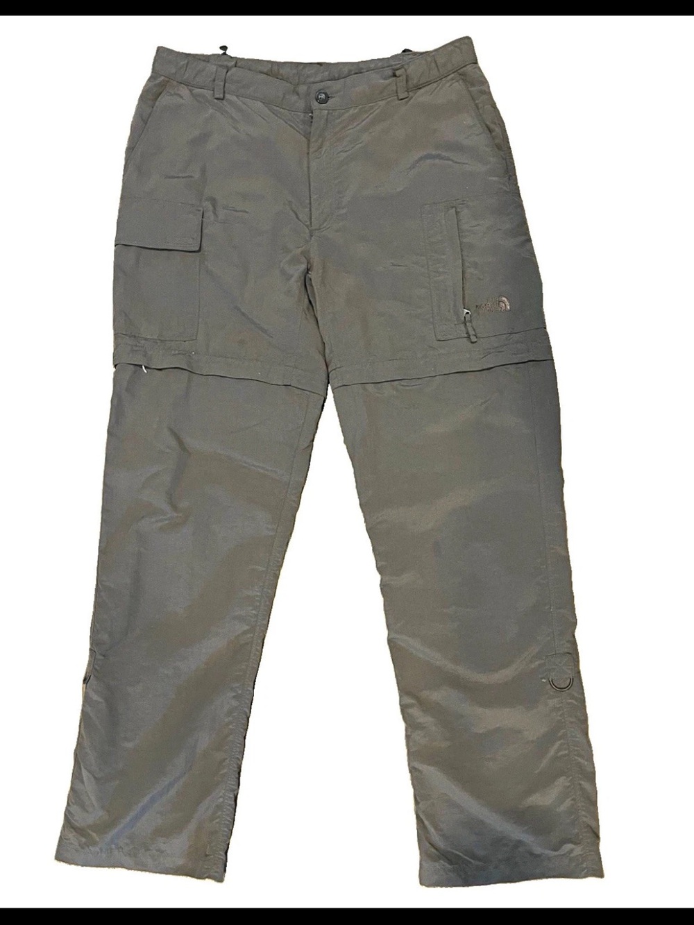 The North Face Women's Convertible Hiking Pants Gray Nylon Size M